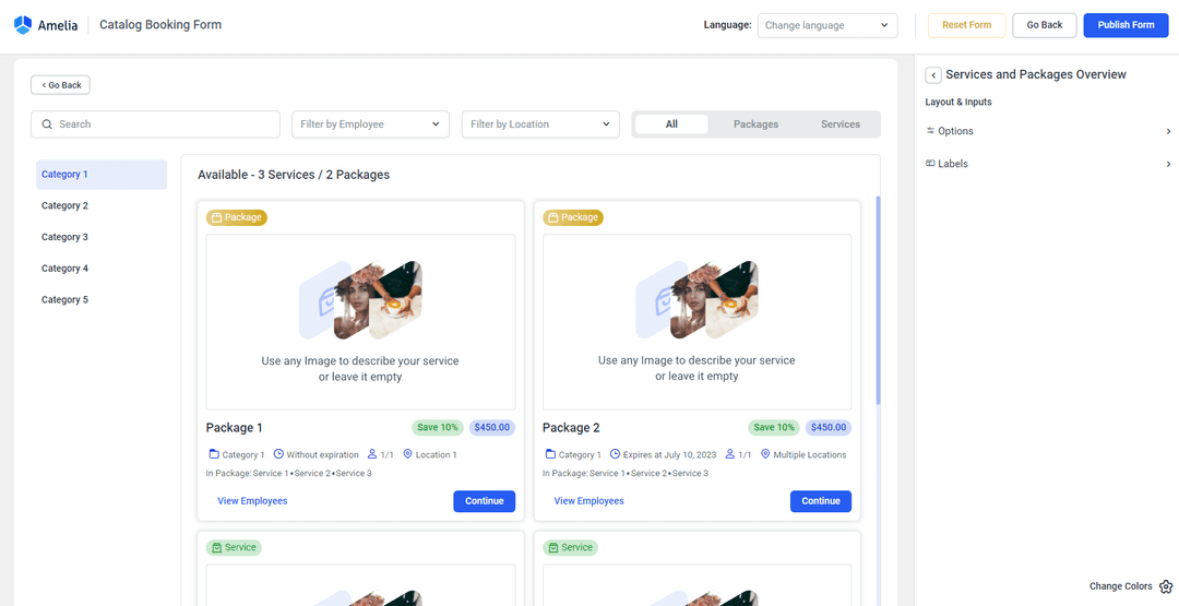 Service Packages